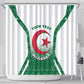 Personalized Afro Algeria Shower Curtain Coat Of Arms African Pattern