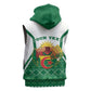 Personalized Afro Algeria Sleeveless Hoodie Coat Of Arms African Pattern - African Pride