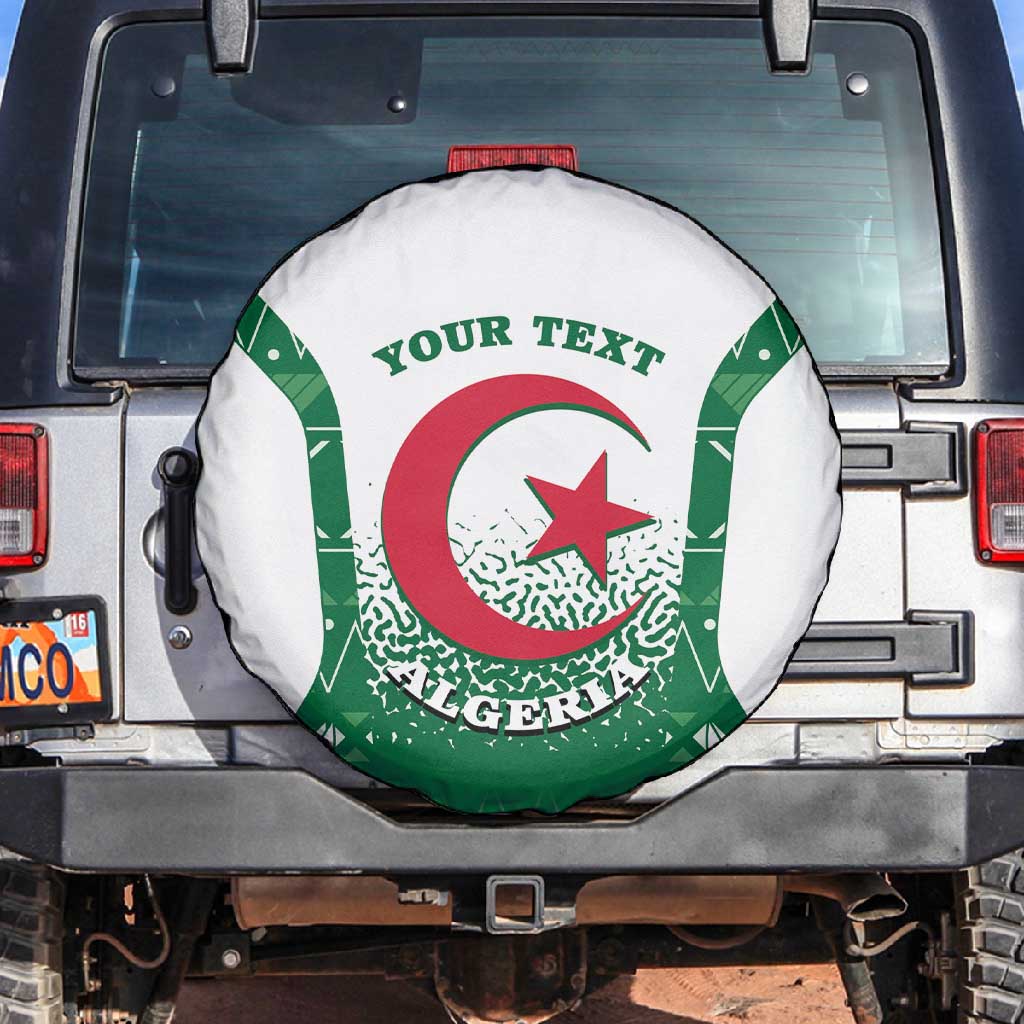 Personalized Afro Algeria Spare Tire Cover Coat Of Arms African Pattern