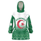 Personalized Afro Algeria Wearable Blanket Hoodie Coat Of Arms African Pattern