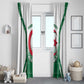 Personalized Afro Algeria Window Curtain Coat Of Arms African Pattern