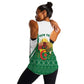 Personalized Afro Algeria Women Racerback Tank Coat Of Arms African Pattern
