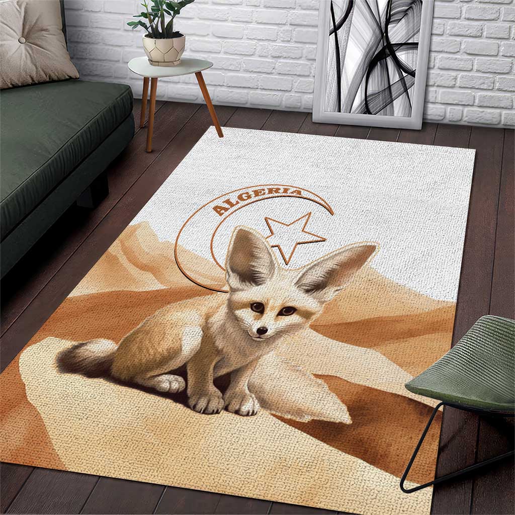 Afro Algeria Fennec Fox Area Rug Algerian Sahara Vulpes zerda