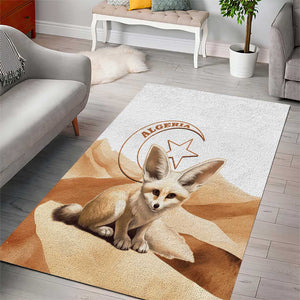 Afro Algeria Fennec Fox Area Rug Algerian Sahara Vulpes zerda