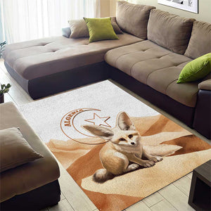 Afro Algeria Fennec Fox Area Rug Algerian Sahara Vulpes zerda