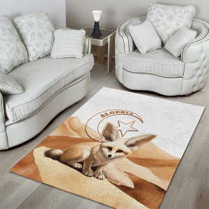 Afro Algeria Fennec Fox Area Rug Algerian Sahara Vulpes zerda