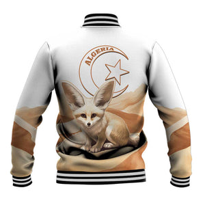 Afro Algeria Fennec Fox Baseball Jacket Algerian Sahara Vulpes zerda