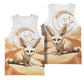 Afro Algeria Fennec Fox Basketball Jersey Algerian Sahara Vulpes zerda LT14