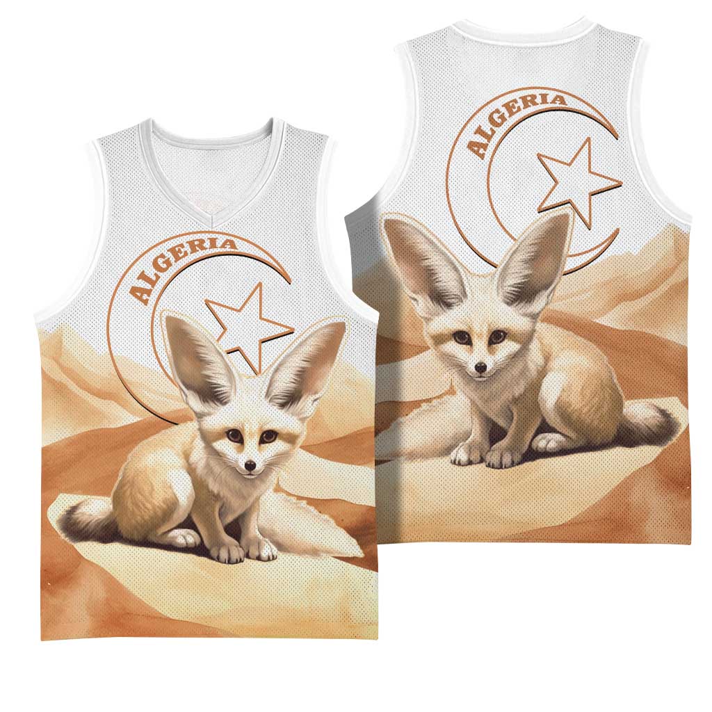 Afro Algeria Fennec Fox Basketball Jersey Algerian Sahara Vulpes zerda LT14