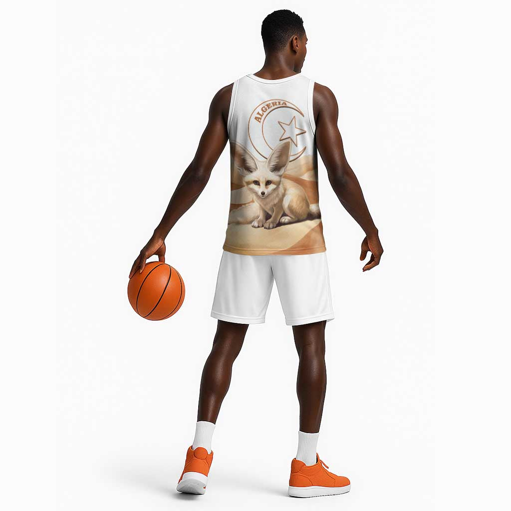 Afro Algeria Fennec Fox Basketball Jersey Algerian Sahara Vulpes zerda LT14
