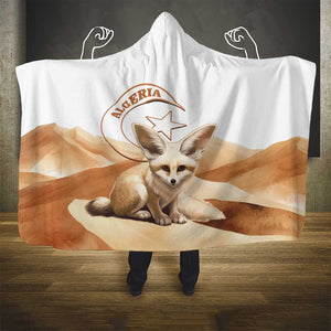 Afro Algeria Fennec Fox Hooded Blanket Algerian Sahara Vulpes zerda