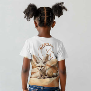 Afro Algeria Fennec Fox Kid T shirt Algerian Sahara Vulpes zerda