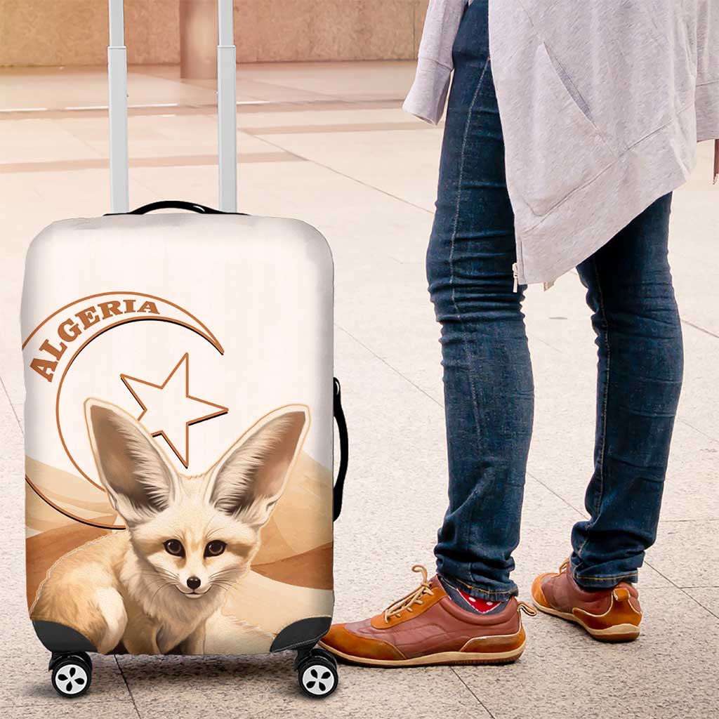 Afro Algeria Fennec Fox Luggage Cover Algerian Sahara Vulpes zerda