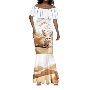 Afro Algeria Fennec Fox Mermaid Dress Algerian Sahara Vulpes zerda