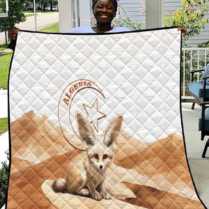 Afro Algeria Fennec Fox Quilt Algerian Sahara Vulpes zerda