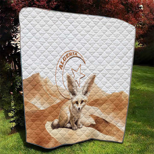 Afro Algeria Fennec Fox Quilt Algerian Sahara Vulpes zerda