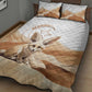 Afro Algeria Fennec Fox Quilt Bed Set Algerian Sahara Vulpes zerda