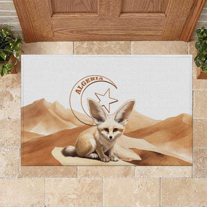 Afro Algeria Fennec Fox Rubber Doormat Algerian Sahara Vulpes zerda