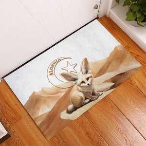 Afro Algeria Fennec Fox Rubber Doormat Algerian Sahara Vulpes zerda