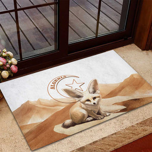 Afro Algeria Fennec Fox Rubber Doormat Algerian Sahara Vulpes zerda