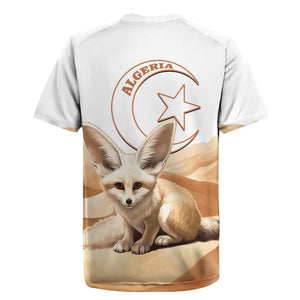 Afro Algeria Fennec Fox Rugby Jersey Algerian Sahara Vulpes zerda