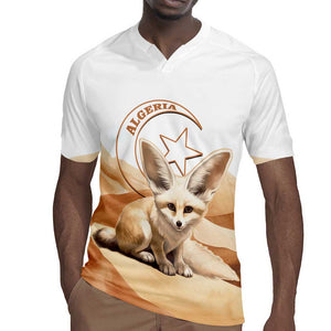 Afro Algeria Fennec Fox Rugby Jersey Algerian Sahara Vulpes zerda