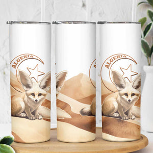 Afro Algeria Fennec Fox Skinny Tumbler Algerian Sahara Vulpes zerda