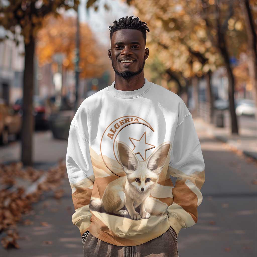 Afro Algeria Fennec Fox Sweatshirt Algerian Sahara Vulpes zerda