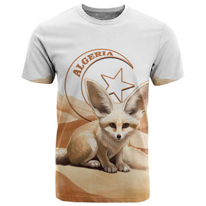 Afro Algeria Fennec Fox T shirt Algerian Sahara Vulpes zerda