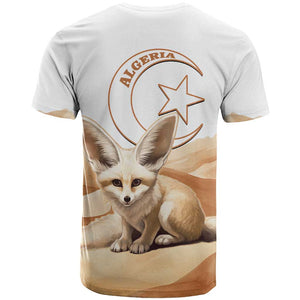 Afro Algeria Fennec Fox T shirt Algerian Sahara Vulpes zerda