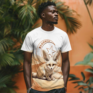 Afro Algeria Fennec Fox T shirt Algerian Sahara Vulpes zerda