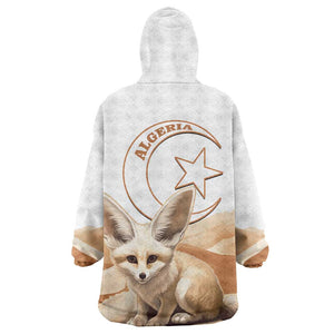 Afro Algeria Fennec Fox Wearable Blanket Hoodie Algerian Sahara Vulpes zerda