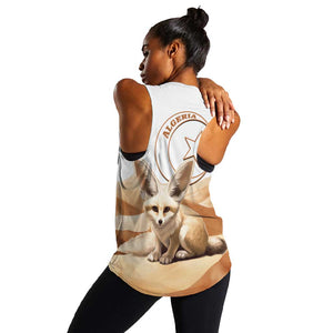 Afro Algeria Fennec Fox Women Racerback Tank Algerian Sahara Vulpes zerda