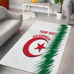 Custom Algeria Football Area Rug Go The Greens