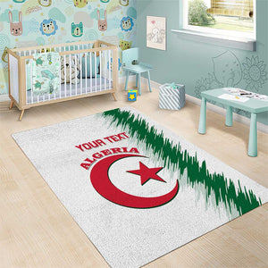 Custom Algeria Football Area Rug Go The Greens