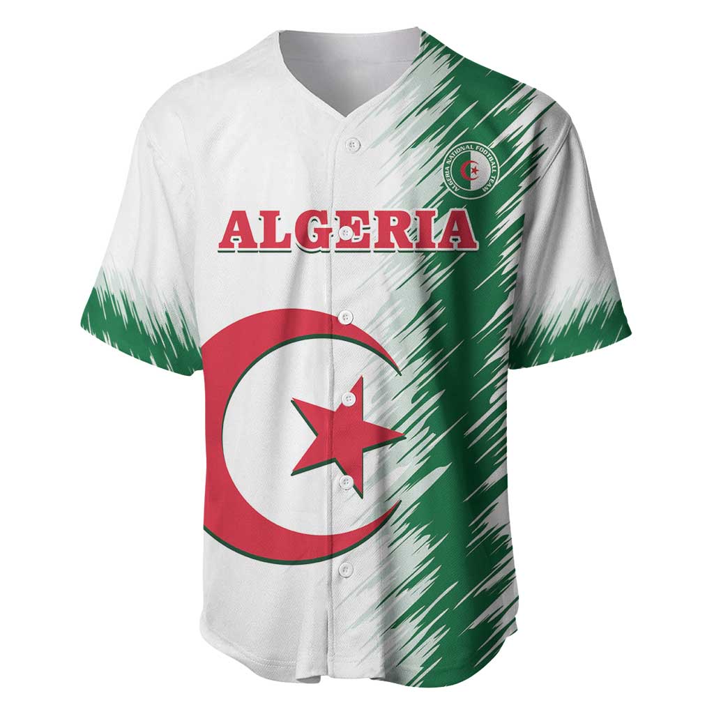 Custom Algeria Football Baseball Jersey Go The Greens