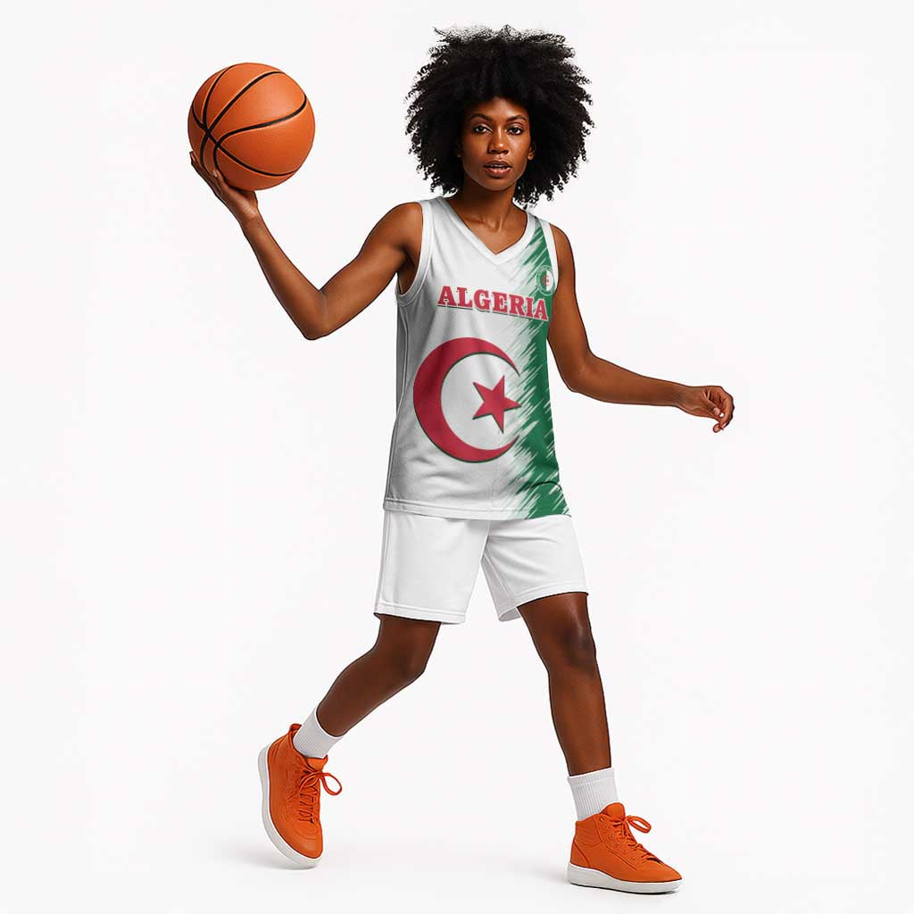 Custom Algeria Football Basketball Jersey Go The Greens LT14