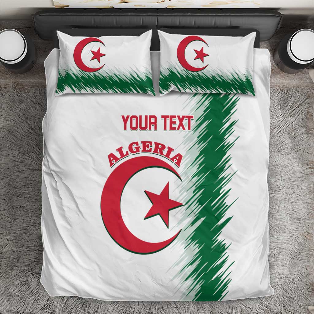 Custom Algeria Football Bedding Set Go The Greens