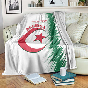 Custom Algeria Football Blanket Go The Greens