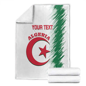 Custom Algeria Football Blanket Go The Greens