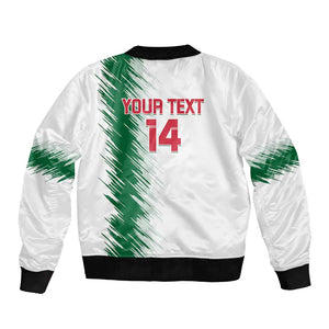 Custom Algeria Football Bomber Jacket Go The Greens