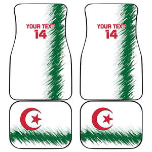 Custom Algeria Football Car Mats Go The Greens