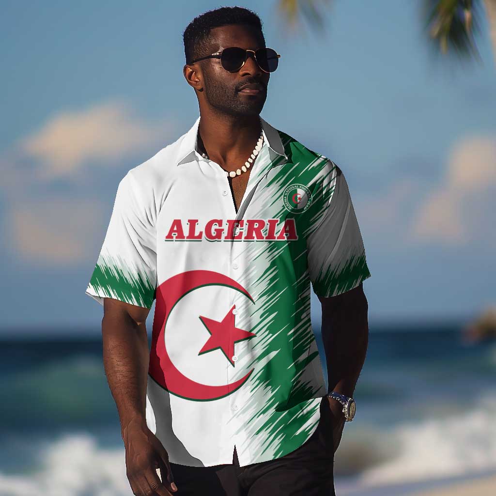 Custom Algeria Football Hawaiian Shirt Go The Greens