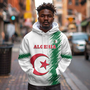 Custom Algeria Football Hoodie Go The Greens