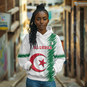 Custom Algeria Football Hoodie Go The Greens