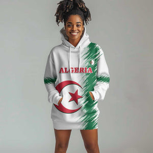 Custom Algeria Football Hoodie Dress Go The Greens