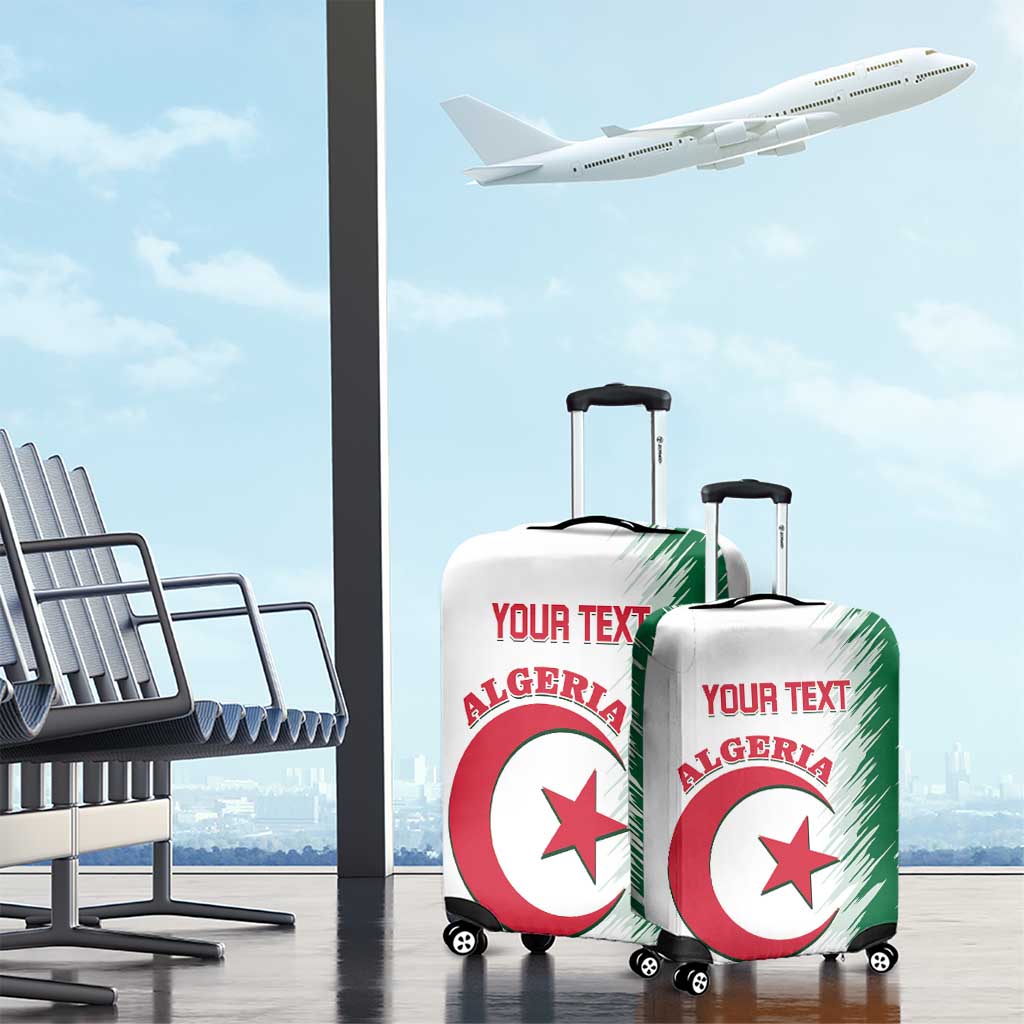 Custom Algeria Football Luggage Cover Go The Greens