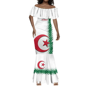 Custom Algeria Football Mermaid Dress Go The Greens