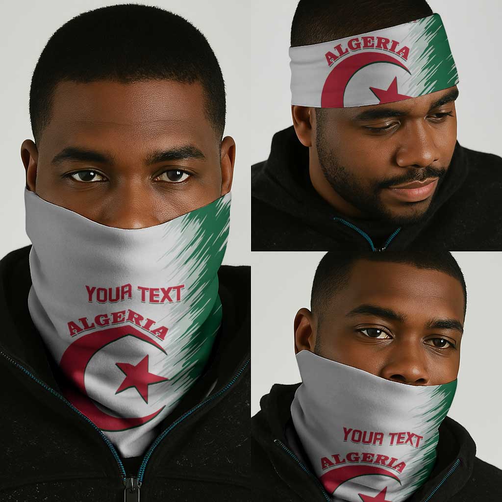 Custom Algeria Football Neck Gaiter Go The Greens LT14
