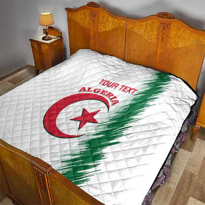 Custom Algeria Football Quilt Go The Greens